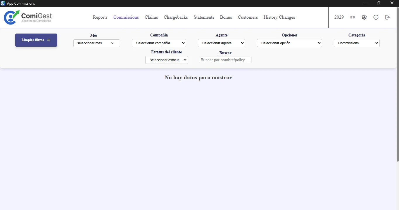 ComiGest screenshot 2